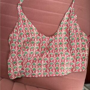Free People Floral Halter Top XS